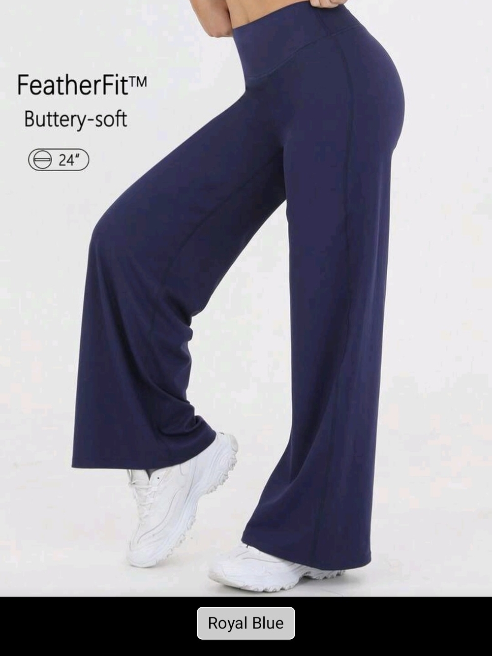 Women's Wide-Leg Pants — Royal Blue